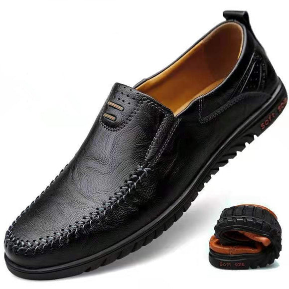 Genuine Leather Men's Casual Driving Shoes