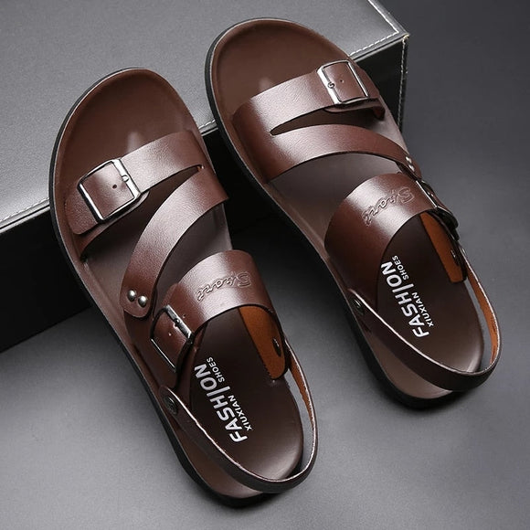 Genuine Leather Comfy Men Soft Sandals